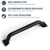 RockTrix Black Front Brush Guard, 3.12 inch Height to Clear