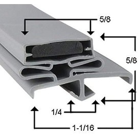 Victory ACRS1DS7 Gasket Magnetic Door Seal - 25 3/8 x 53 1/2 Compatible with Victory Part # 50582903