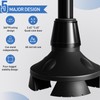 ispuoocti Cane Tip,Quad Cane Base Self Standing Design with Heavy