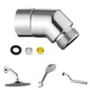 DOUSELLA Hand Shower Adapter 45 Degree Rain Shower Head Adapter