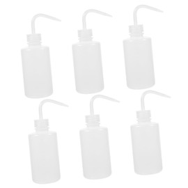 Gatuida 6pcs Washing Bottles Scale Refillable Squeeze Bottles for Labs Barber Shops and Home Use Lightweight Easy to Squeeze and Impact Resistant