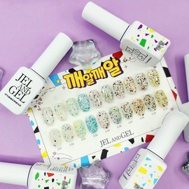 Gel Angel Sesame Seal 10 Piece Set Terrazzo Glitter Gel / 젤앤젤 깨알깨알 10종 세트 테라조 글리터젤