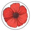 Pack of 18 Remembrance Day Stickers (65 mm) Waterproof Clear