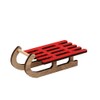 Decorative Wooden Sledge Set of 6 L x W x