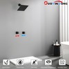GUOYINDONG 2 Handle Shower Faucet Set, Matte Black Two Handle