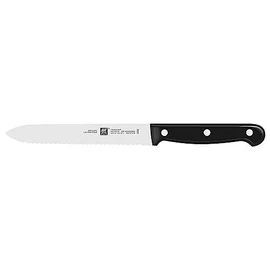 Twin Chef by Zwilling, Stainless Special Steel, Zwilling Special Formula, Riveted, Solid Material, Plastic Shells, 13 cm
