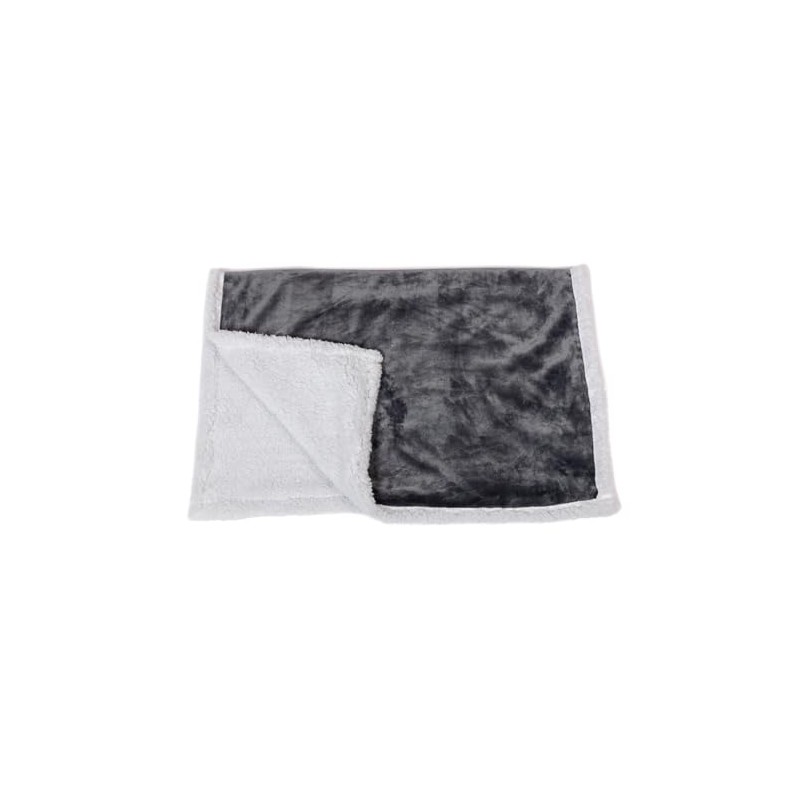 Danish Design Essentials Fur Dog Blanket Charcoal 75x100cm – Reversible