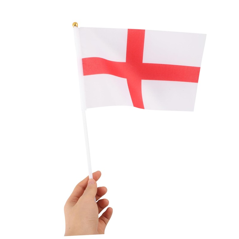 Outanaya 12PCS Uk Handheld Flags for Sports Events Parties England