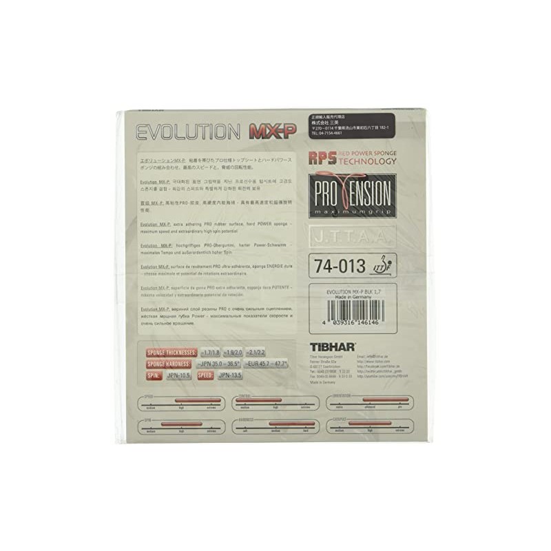 Tibhar Evolution MX-P Table Tennis Pad