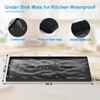 Carry360 Under Sink Mat 34" x 22" Waterproof Kitchen Cabinet