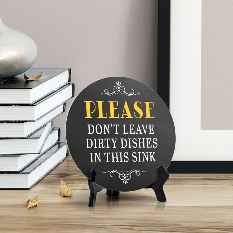 Please Don't Leave Dirty Dishes in This Sink (5 x
