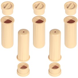 Sentry Safety Pool Fence Additional Hole Retention Sleeve/w Cap (Set of 5) Tan