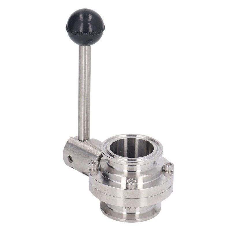 Sanitary Butterfly Clamp Valve with Silicone Washer Stainless Steel Clamp