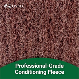 C.S. Unitec PTX Fleece Nonwoven Wheel | 180 Grit Metal & Wood Grinder Polisher Tool Wheel Attachment| 4" Diameter x 4-1/8" Wide (47413)