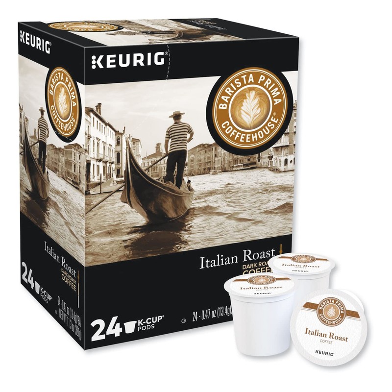 Barista Prima Coffeehouse® Single-Serve Coffee K-Cup® Pods, Italian Roast, Carton
