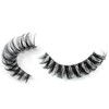 Clear Band False Eyelashes, 3D Fluffy Strip Eyelashes, D Curl
