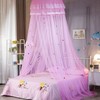 Round Canopy Lace Princess Style Mosquito Net Bed Curtain for