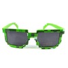 Kizrr - Kids Size - 8-Bit Pixel Pixelated Gamer Sunglasses