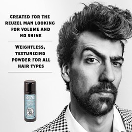 Reuzel Matte Texture Powder - Easy Application - Maintain Carefully Groomed Appearance - Weightless Formula - Provides Instant Lift - Sulfate, Paraben, And Cruelty Free - 0.53 Oz