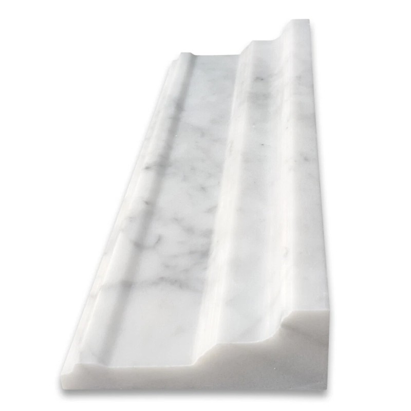 Stone Center Online C02P Carrara White Marble Large Cap Crown