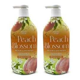 Happy Bath Peach Blossom Body Wash 900g (2 packs) / 해피바스 피치 블로썸 바디워시 900g 2개