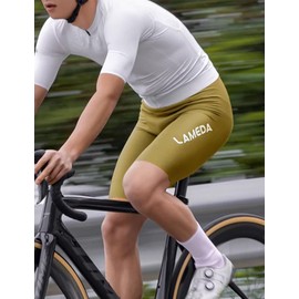 LAMEDA Cycling Shorts for Men Breathable Bike Shorts Men, Long Riding Pad Road Lightweight Biking Bicycle Shorts UPF50+
