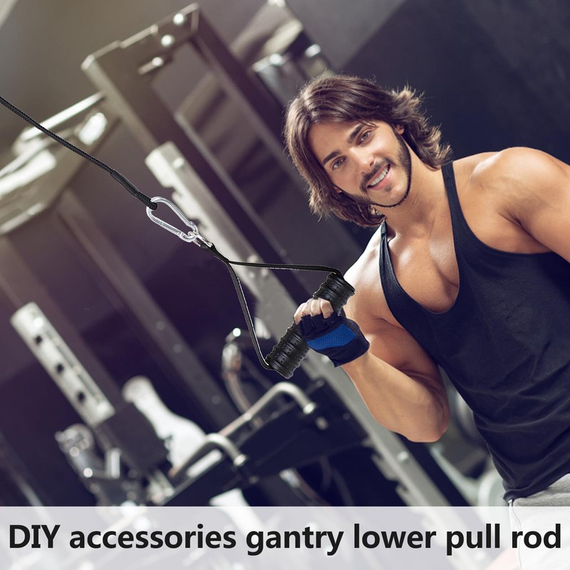 BESPORTBLE Fitness Pulley Cable Tricep Rope Chest Expander Cables Strength