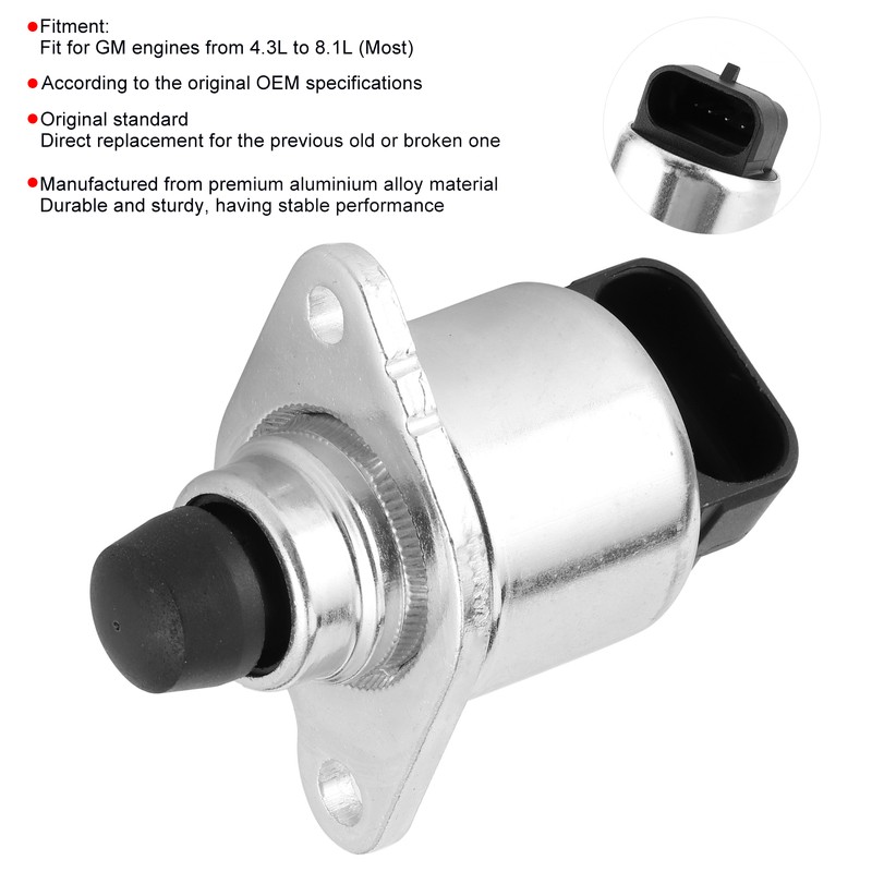 Idle Air Control Valve 3843750 Aluminium Alloy IAC Valve for