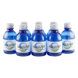 AQUAPAP Health Neti Pot Nasal Irrigation Vapor Distilled Water 8 Pack of 8oz Single Serve Bottles (Water only Does not Include neti Pot)