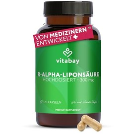 R-Alpha-Lipoic Acid- Thioctic Acid - 300 mg – 120 Capsules