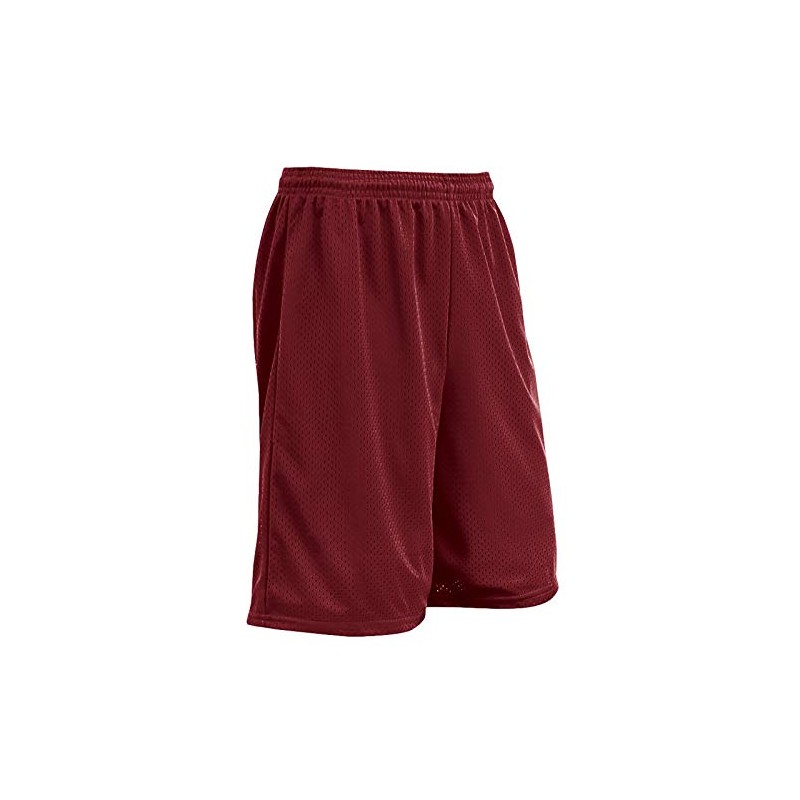 Champro Diesel 9" Inseam Polyester Short, Adult Small, Cardinal