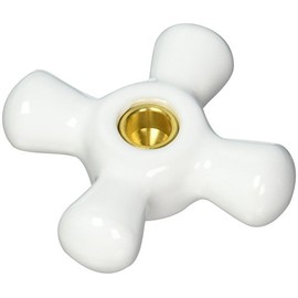 Pfister 940-9850 Bedford/ Savannah 03/ 05/ 07/ 49 Series Large Netted Porcelain Cross Handle, Polished Chrome