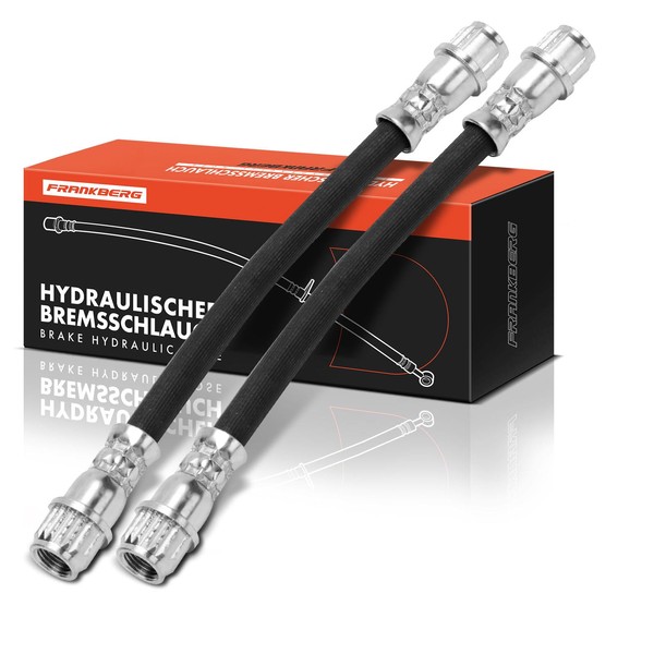 Frankberg 2x Brake Hose Rear 187mm Compatible with Clio II