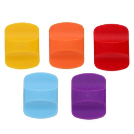 5pcs Magnetic Slider Replacements for YETI Lids, Magnetic Sliders Top Replacement Parts Compatible with YETI Tumblers Cups & Mugs 10oz, 14oz, 16oz, 20 oz, 26 oz, 30 oz (5 Colors)
