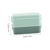 CHILDWEET Leakproof Compartment Meal Prep Box Microwaveable Bento Lunch Container