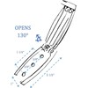 12 PCS. - RV CAMPER TRAILER BAGGAGE DOOR CLIP COMPARTMENTCATCH