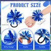 Shappy 24 Pcs 2 Color Mini Pom Poms Hair Ropes