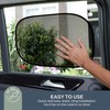 Dreambaby Insta-Cling Static Car Window Shades - UPF 50 Sun