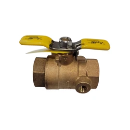 1-inch Ball Valve, Brass Tapped, for PVB4A 91B-105 Pressure Vacuum Breaker for Apollo Combraco