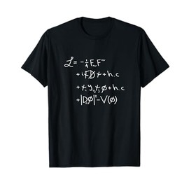 Standard Model Lagrangian Higgs Boson Physics Teacher T-Shirt