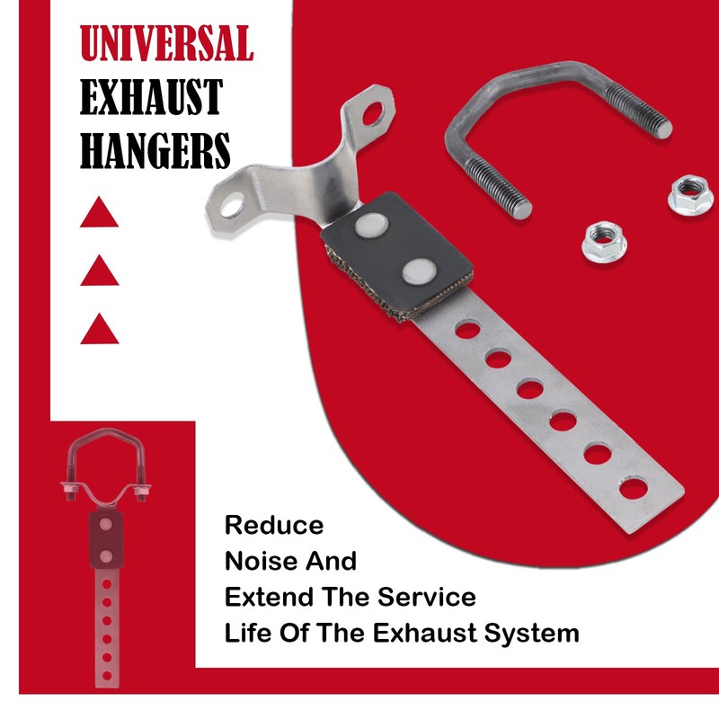 Universal Exhaust Hangers Heavy Duty Tail Pipe Hangers Muffler Hanger