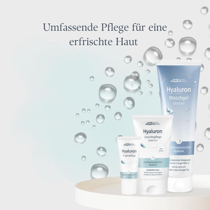 Hyaluronic Facial Care Sensitive - Soothes the Skin and Moisturises