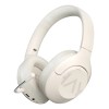 Haylou S30 Pro Anc Audífonos Diadema Gamer Inalámbricos/con Micrófono, Bluetooth 5.4, Llamadas Manos Libres, Cancelación De Ruido Adaptativa De - 43db, Controlador 40mm, 80h Reproducción, Blanco