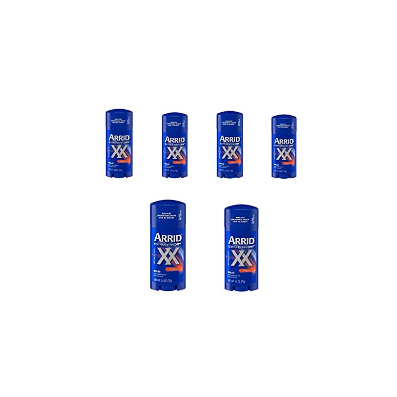 Arrid XX Extra Dry Solid Regular Antiperspirant Deodorant, 2 Ounce.