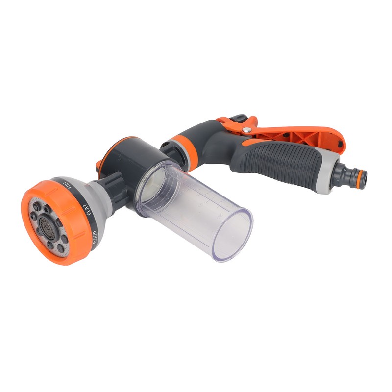 Garden Hose Nozzle 8 Spray Pattern Hose Hand Sprayer for