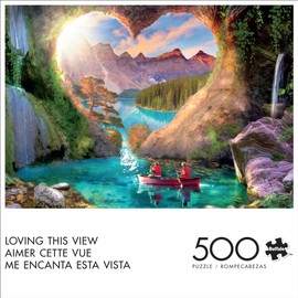 Buffalo Games - Loving This View - 500 Piece Jigsaw Puzzle for Adults Challenging Puzzle Perfect for Game Nights - Finished Puzzle Size is 21.25 x 15.00