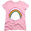 Popfunk Care Bears Cheer Belly Women's T-shirt (Medium) Pink
