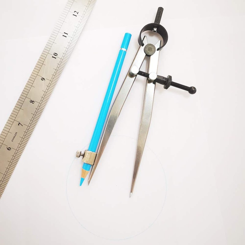 ZLKSKER 6 inch Professional Leather Work Divider, Woodworking Compass with