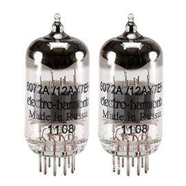 Brand New Gain Matched Pair (2) Electro-Harmonix 12AY7 / 6072A Vacuum Tubes