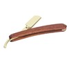 Foldable Beard Clipper Holder Wooden Handle Men Manual Beard Trimmer